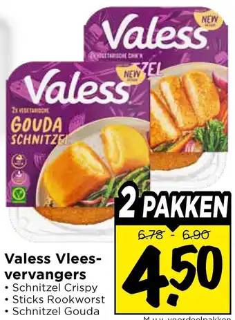 Vomar Voordeelmarkt Valess Vleesvervangers aanbieding
