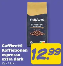 PLUS Caffèretti Koffiebonen espresso extra dark aanbieding