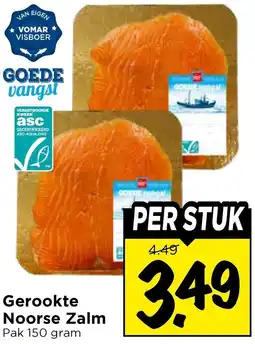 Vomar Voordeelmarkt Gerookte Noorse Zalm aanbieding