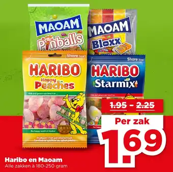 PLUS Haribo en Maoam aanbieding