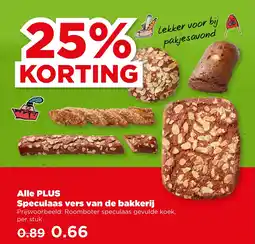 PLUS Alle Plus Speculaas vers van de bakkerij aanbieding