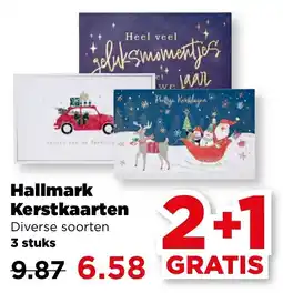 PLUS Hallmark Kerstkaarten aanbieding