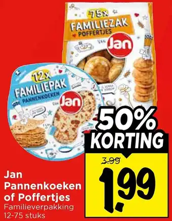 Vomar Voordeelmarkt Jan Pannenkoeken of Poffertjes aanbieding