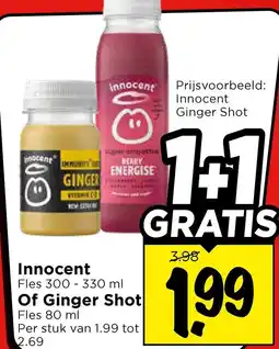Vomar Voordeelmarkt Innocent Of Ginger Shot aanbieding