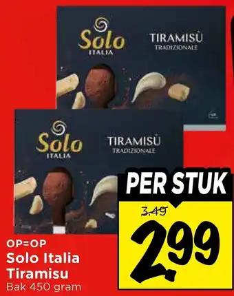 Vomar Voordeelmarkt Solo Italia Tiramisu aanbieding