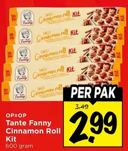 Vomar Voordeelmarkt Tante Fanny Cinnamon Roll Kit aanbieding