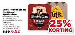 PLUS Leffe, Rodenbach en Hertog Jan Speciaalbier aanbieding