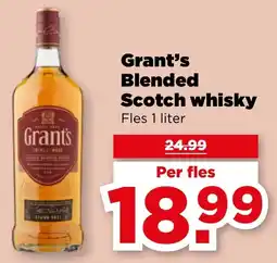 PLUS Grant's Blended Scotch whisky aanbieding