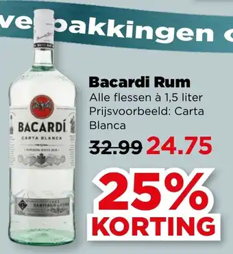 PLUS Bacardi Rum aanbieding