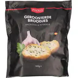 Dirk Paolo Knoflook broodjes geroosterd aanbieding