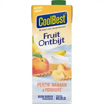 Dirk CoolBest Fruitontbijt yoghurt perzik banaan aanbieding