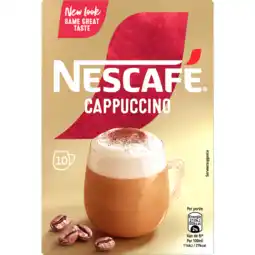 Dirk Nescafé Oploskoffie cappuccino 10 koppen aanbieding