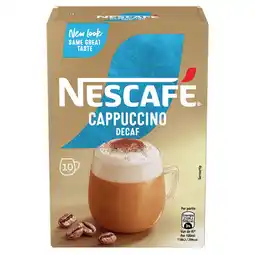 Dirk Nescafé Oploskoffie cappuccino cafeïnevrij aanbieding
