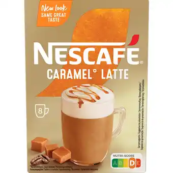 Dirk Nescafé Oploskoffie caramel latte 8 koppen aanbieding