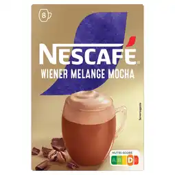 Dirk Nescafé Oploskoffie wiener melange 8 st aanbieding