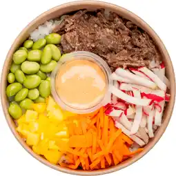 Dirk Fresh & easy Poke bowl beef teriyaki aanbieding
