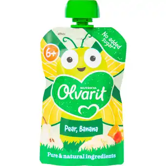 Dirk Olvarit Knijpfruit 6+ Maanden Peer Banaan aanbieding