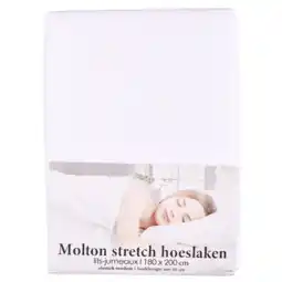 Dirk Molton stretch hoeslaken 180 x 200 cm aanbieding