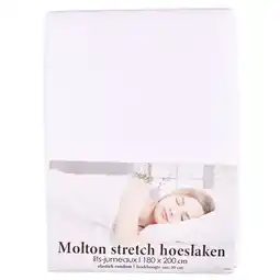 Dirk Molton stretch hoeslaken 180 x 200 cm aanbieding