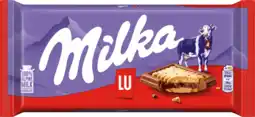 Dirk Milka Chocolade biscuit tablet lu aanbieding