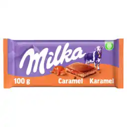 Dirk Milka Chocoladereep caramel aanbieding