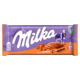 Dirk Milka Chocoladereep caramel aanbieding