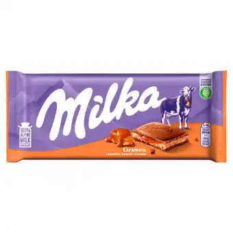Dirk Milka Chocoladereep caramel aanbieding