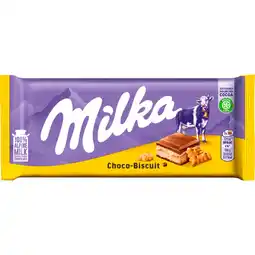 Dirk Milka Chocoladereep choco-biscuit aanbieding