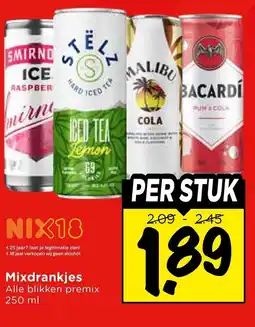 Vomar Voordeelmarkt Mixdrankjes aanbieding