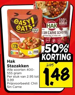 Vomar Voordeelmarkt Hak Stazakken aanbieding