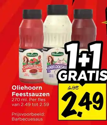 Vomar Voordeelmarkt Oliehoorn Feestsauzen aanbieding