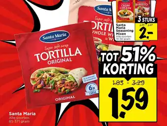 Vomar Voordeelmarkt Santa Maria aanbieding