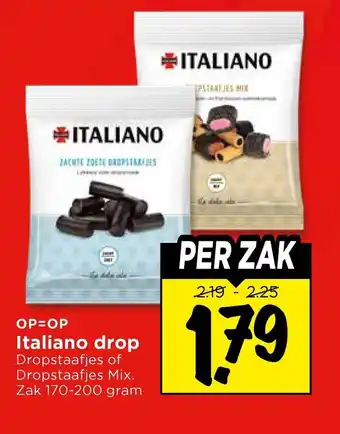 Vomar Voordeelmarkt Italiano drop aanbieding