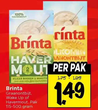Vomar Voordeelmarkt Brinta Graanontbijt, Wake Up of Havermout. aanbieding