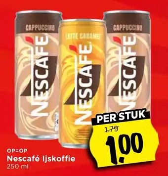 Vomar Voordeelmarkt Nescafé ljskoffie aanbieding