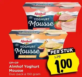 Vomar Voordeelmarkt Almhof Yoghurt aanbieding