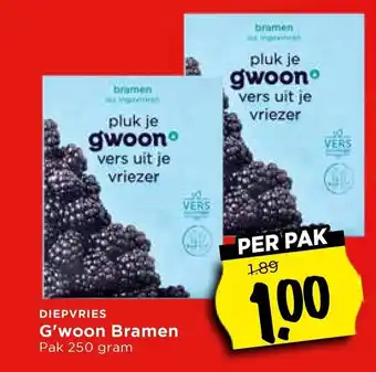 Vomar Voordeelmarkt G'woon Bramen aanbieding