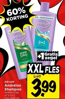 Vomar Voordeelmarkt Andrélon Shampoo aanbieding