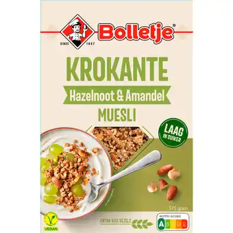 Dirk Bolletje Krokante muesli hazelnoot & amandel aanbieding