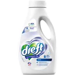 Dirk Dreft Vloeibaar wasmiddel care white 21 wasbeurten aanbieding