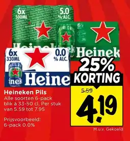 Vomar Voordeelmarkt Heineken Pils aanbieding