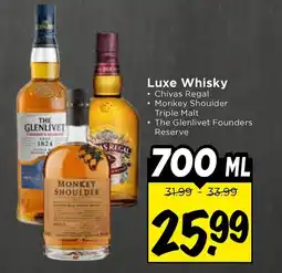 Vomar Voordeelmarkt Luxe Whisky aanbieding