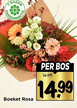 Vomar Voordeelmarkt Boeket Rosa aanbieding