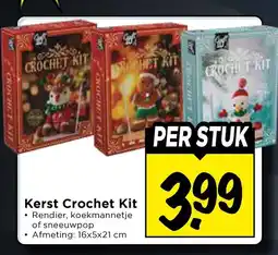 Vomar Voordeelmarkt Kerst Crochet Kit aanbieding
