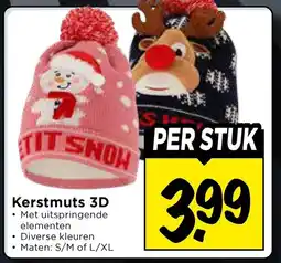 Vomar Voordeelmarkt Kerstmuts 3D aanbieding