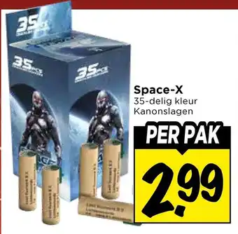Vomar Voordeelmarkt Space-X aanbieding