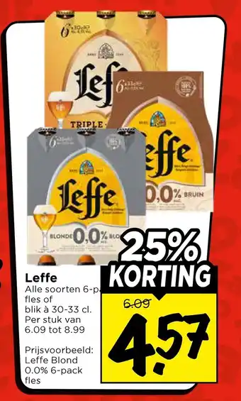 Vomar Voordeelmarkt Leffe aanbieding