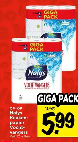 Vomar Voordeelmarkt Nalys Keuken papier Vocht vangers aanbieding