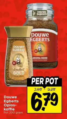 Vomar Voordeelmarkt Douwe Egberts Oplos koffie aanbieding