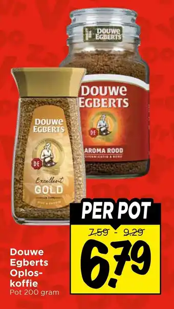 Vomar Voordeelmarkt Douwe Egberts Oplos koffie aanbieding